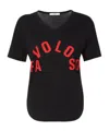 Fendi X Mirella Bentivoglio Archive Favoloso Slogan-print T-shirt In Black