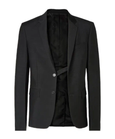 Fendi Black Kid Mohair Blazer