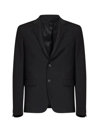 Fendi Black Kid Mohair Single-breasted Jacket