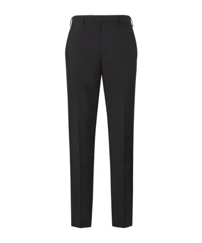 Fendi Pressed-crease Tailored Trousers In Gray