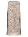 Fendi Black Lace Skirt