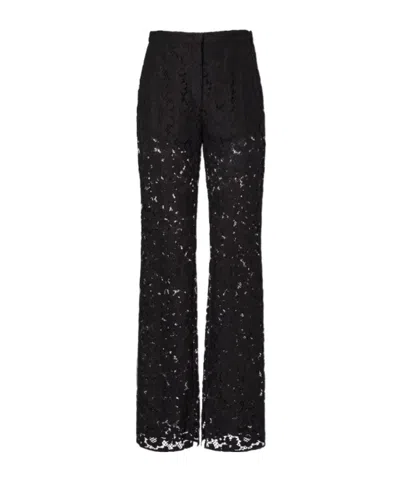 Fendi Black Lace Trousers