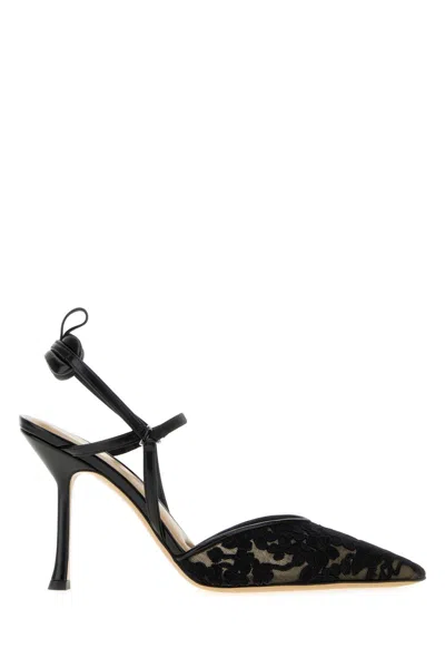 Fendi Black Colibri Pumps In Multi