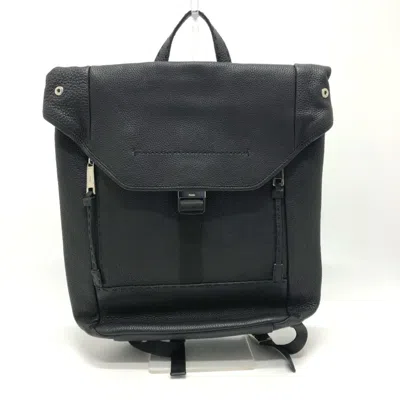 Pre-owned Fendi Black Leather Backpack ()