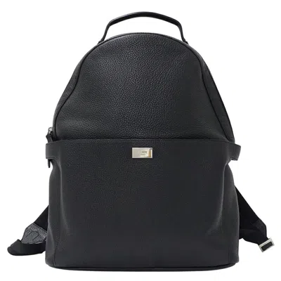 Pre-owned Fendi Black Leather Backpack ()