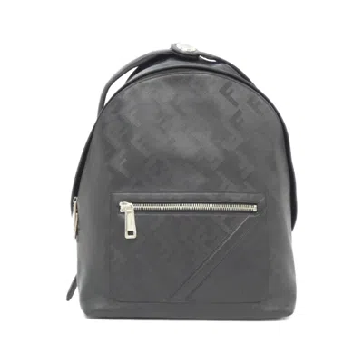 Pre-owned Fendi Black Leather Backpack ()