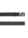 Fendi Ff Buckle Reversible Belt In Black