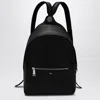 Fendi Medium Grained Leather Backpack In Black