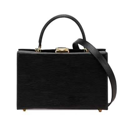 Pre-owned Fendi Black Leather Handbag Shoulder Bag ()