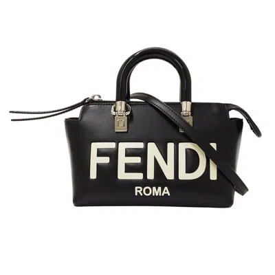 Pre-owned Fendi Black Leather Handbag Shoulder Bag ()