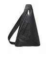 Fendi Cono Large Vitcher One Strap Triangular Backpack In Black
