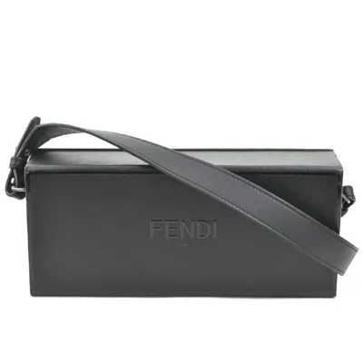 Pre-owned Fendi Black Leather Shoulder Bag ()