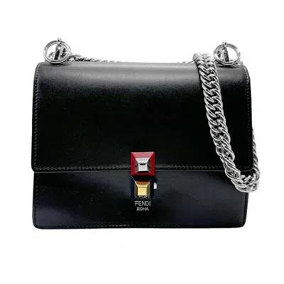 Pre-owned Fendi Black Leather Shoulder Bag ()