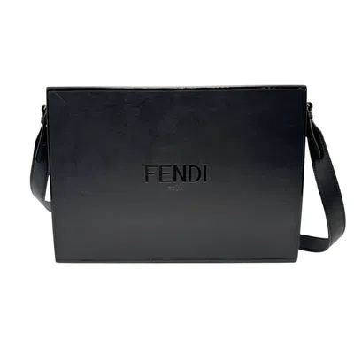 Pre-owned Fendi Black Leather Shoulder Bag ()
