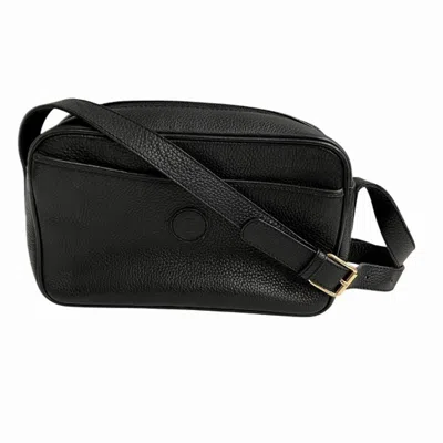 Pre-owned Fendi Black Leather Shoulder Bag ()