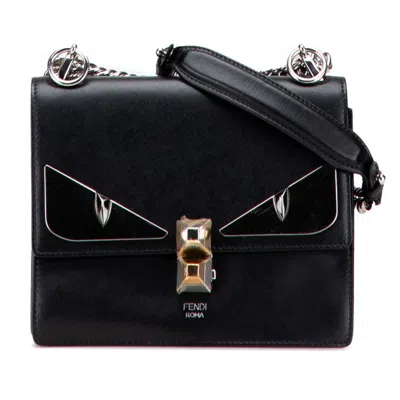 Pre-owned Fendi Black Leather Shoulder Bag ()