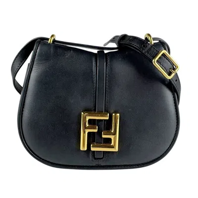 Pre-owned Fendi Black Leather Shoulder Bag ()
