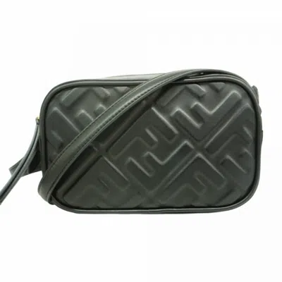 Pre-owned Fendi Black Leather Shoulder Bag ()