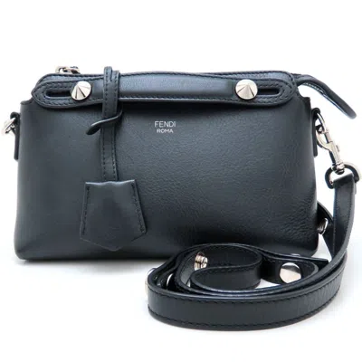 Pre-owned Fendi Black Leather Shoulder Bag ()