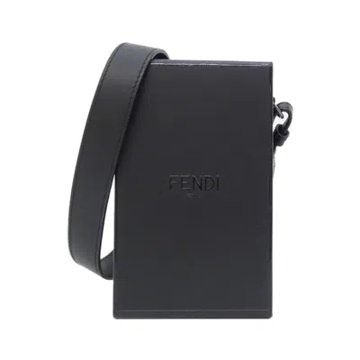 Pre-owned Fendi Black Leather Shoulder Bag ()