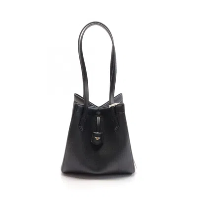 Fendi Black Leather Tote Bag