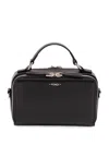 Fendi Black Leather Tote Bag In Black