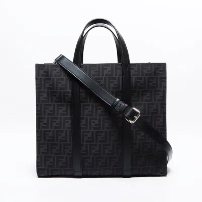 Pre-owned Fendi Black Leather Tote Bag ()