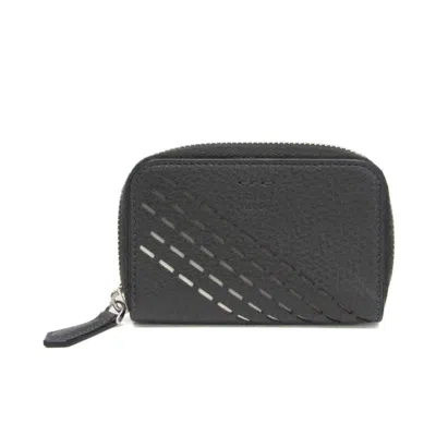 Pre-owned Fendi Black Leather Wallet  ()