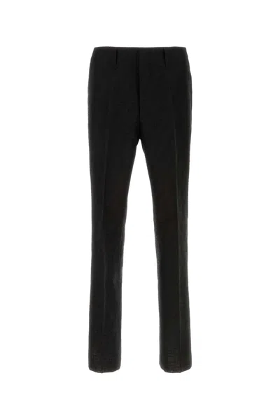 Fendi Black Linen Blend Pant