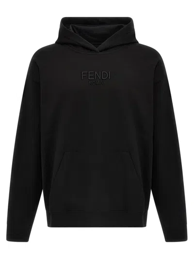Fendi Black Logo Hoodie