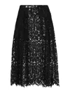 Fendi Gonna Lace Macrame In Black