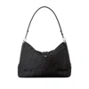Fendi Large Lui Ff-pattern Messenger Bag In Black