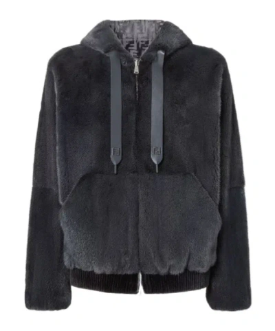 Fendi Black Mink Blouson