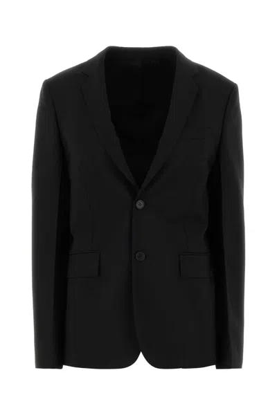 Fendi Black Mohair Blend Blazer