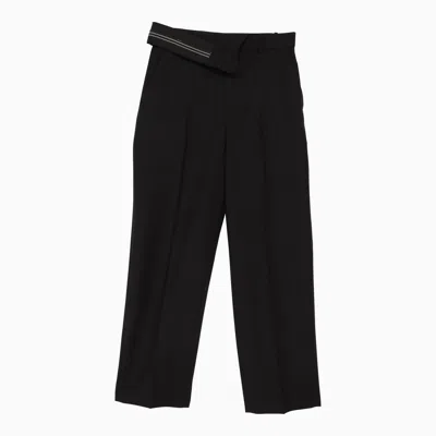 Fendi Black Mohair Trousers