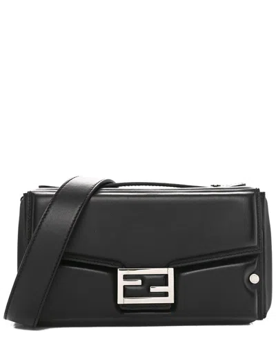 Fendi Black Nappa Leather Baguette Soft Trunk Bag (authentic Pre-loved)