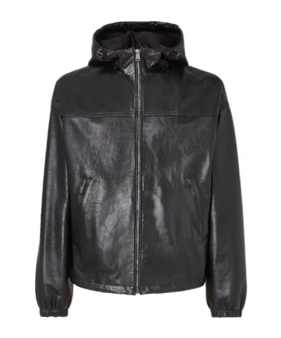 Fendi Black Nappa-leather Blouson