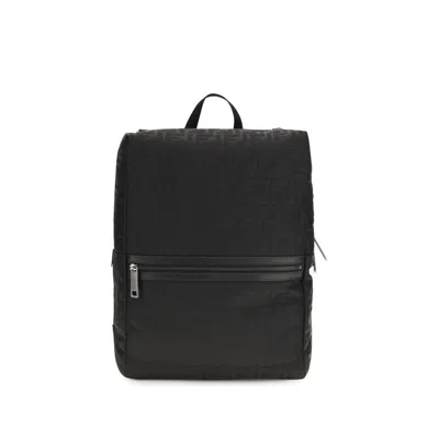 Fendi Black Nylon Backpack