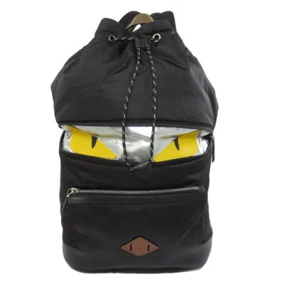Pre-owned Fendi Black Nylon Backpack ()