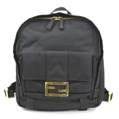 Pre-owned Fendi Black Nylon Backpack ()