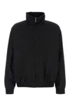 Fendi Black Nylon Bomber Jacket In Black