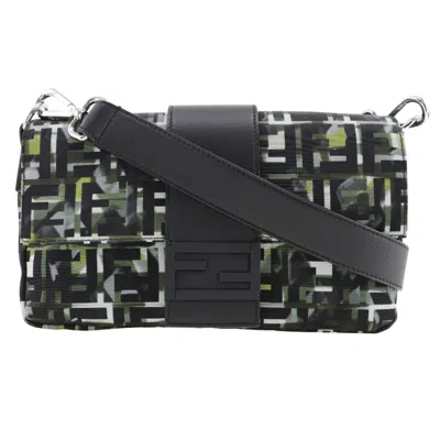 Pre-owned Fendi Black Nylon Shoulder Bag ()