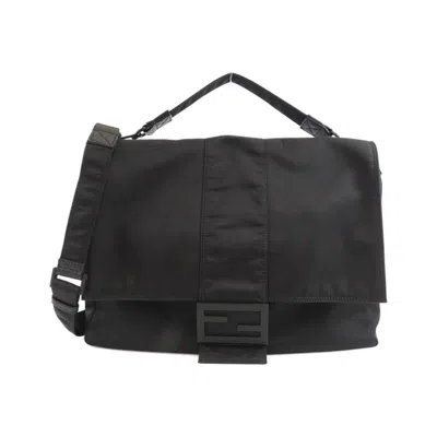 Pre-owned Fendi Black Nylon Shoulder Bag ()