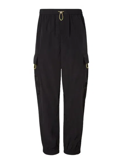 FENDI FENDI BLACK POLYAMIDE PANTS