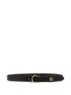 Fendi Pin Buckle Leather Reversible Belt Accessories In Black