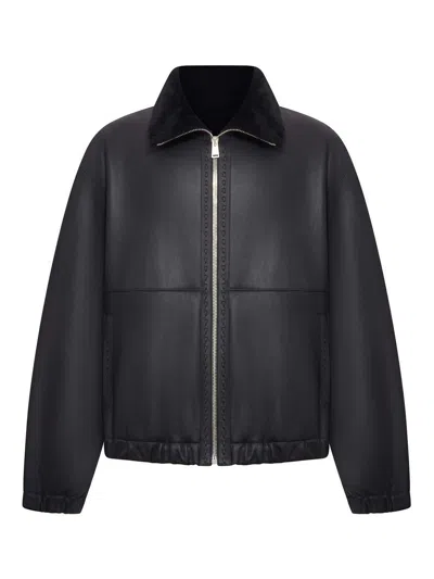 Fendi Black Sheepskin Blouson