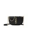 Fendi Graphy Chain Shoulder Bag In Black