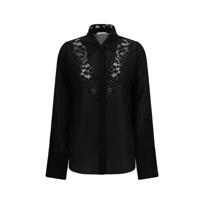 Fendi Black Silk Blouse
