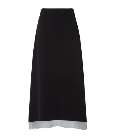 FENDI FENDI FLARED MIDI SKIRT