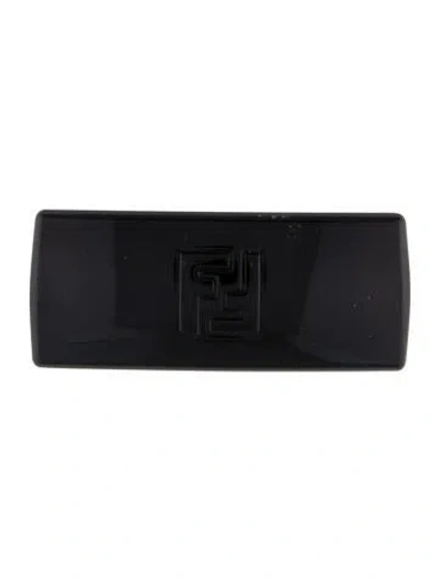 Pre-owned Fendi Black Single Clip